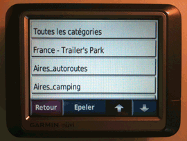 SD Card GPS GARMIN - Mode d'emploi : Étape 7